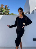 Mireille - Stylish Set of Sweatshirt and Dress