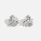 Brittany | Moon Opal and Petal Earrings for Women for Celestial Glow