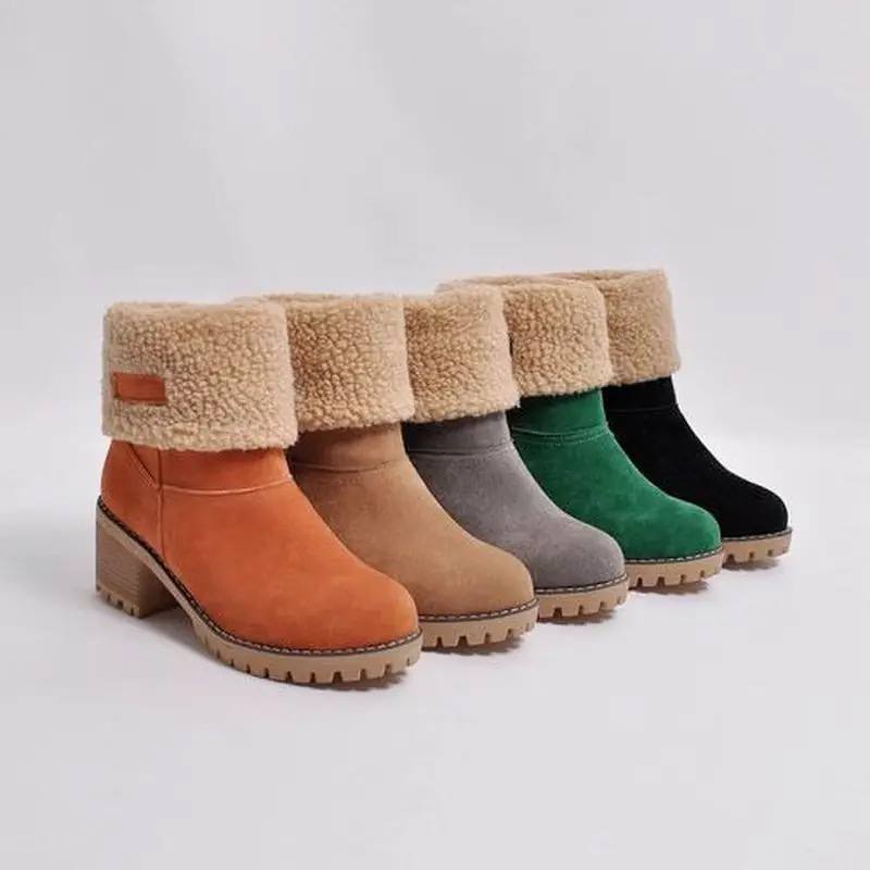 Harper Mid-Calf Wool Boot with Comfort and Stability