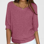 Lilibeth Soft-Drape Batwing Sweater