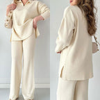 Erin - V-Neck Casual Two-Piece Set