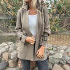 Penelope Double-Breasted Elegant Mid-Length Coat