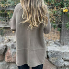Penelope Double-Breasted Elegant Mid-Length Coat