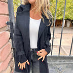 Penelope Double-Breasted Elegant Mid-Length Coat