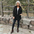 Penelope Double-Breasted Elegant Mid-Length Coat