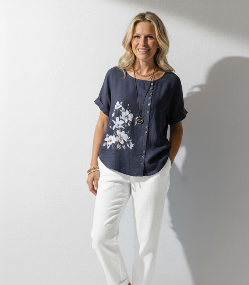 Colleen | Floral Top for Women for Effortless Chic Style