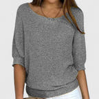 Lilibeth Soft-Drape Batwing Sweater