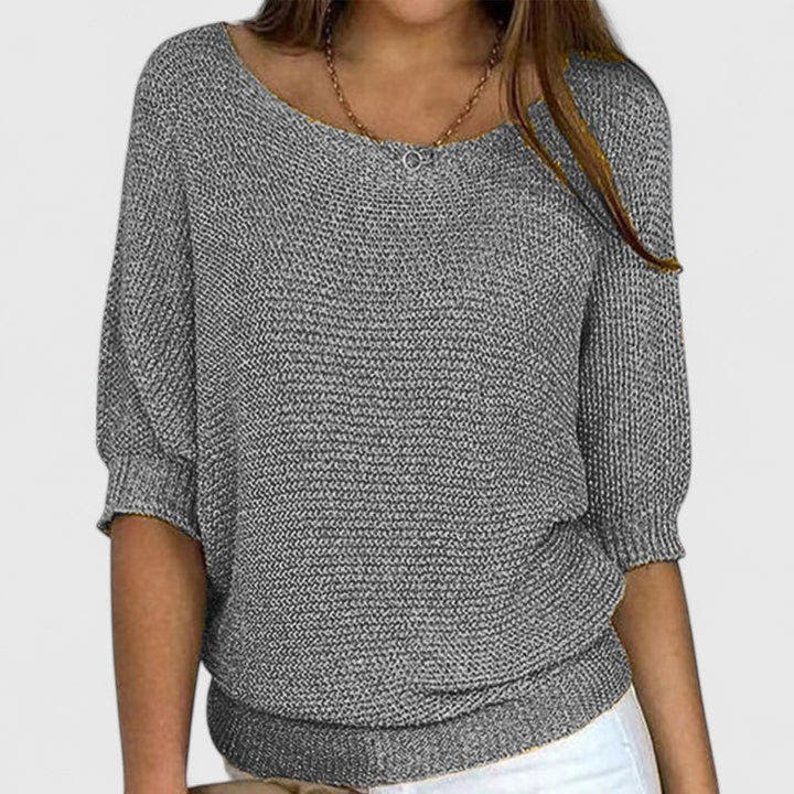 Lilibeth Soft-Drape Batwing Sweater