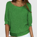 Lilibeth Soft-Drape Batwing Sweater