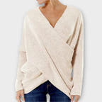 Morgan Sweater with Soft Cotton Blend and V-Neck