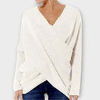 Morgan Sweater with Soft Cotton Blend and V-Neck