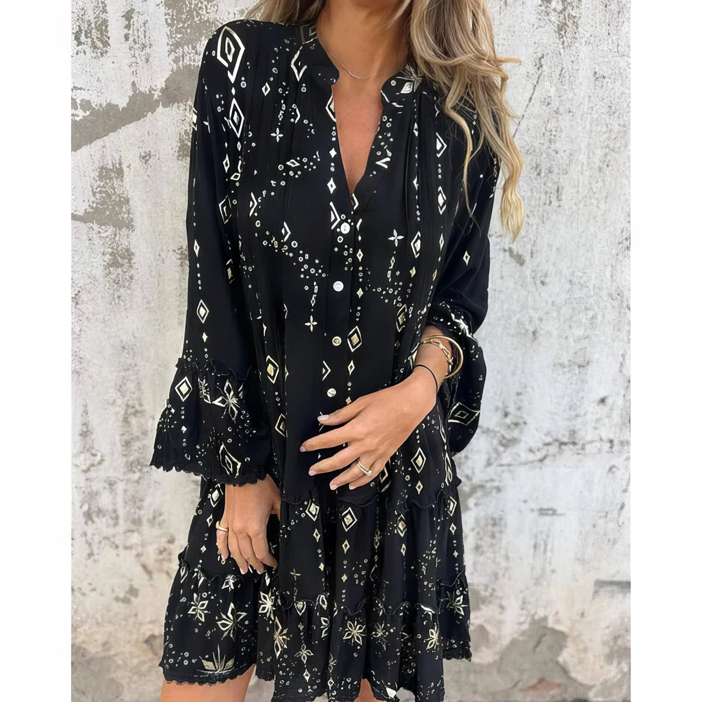 Sienna | Boho Midi Dress for Women for Golden Moments